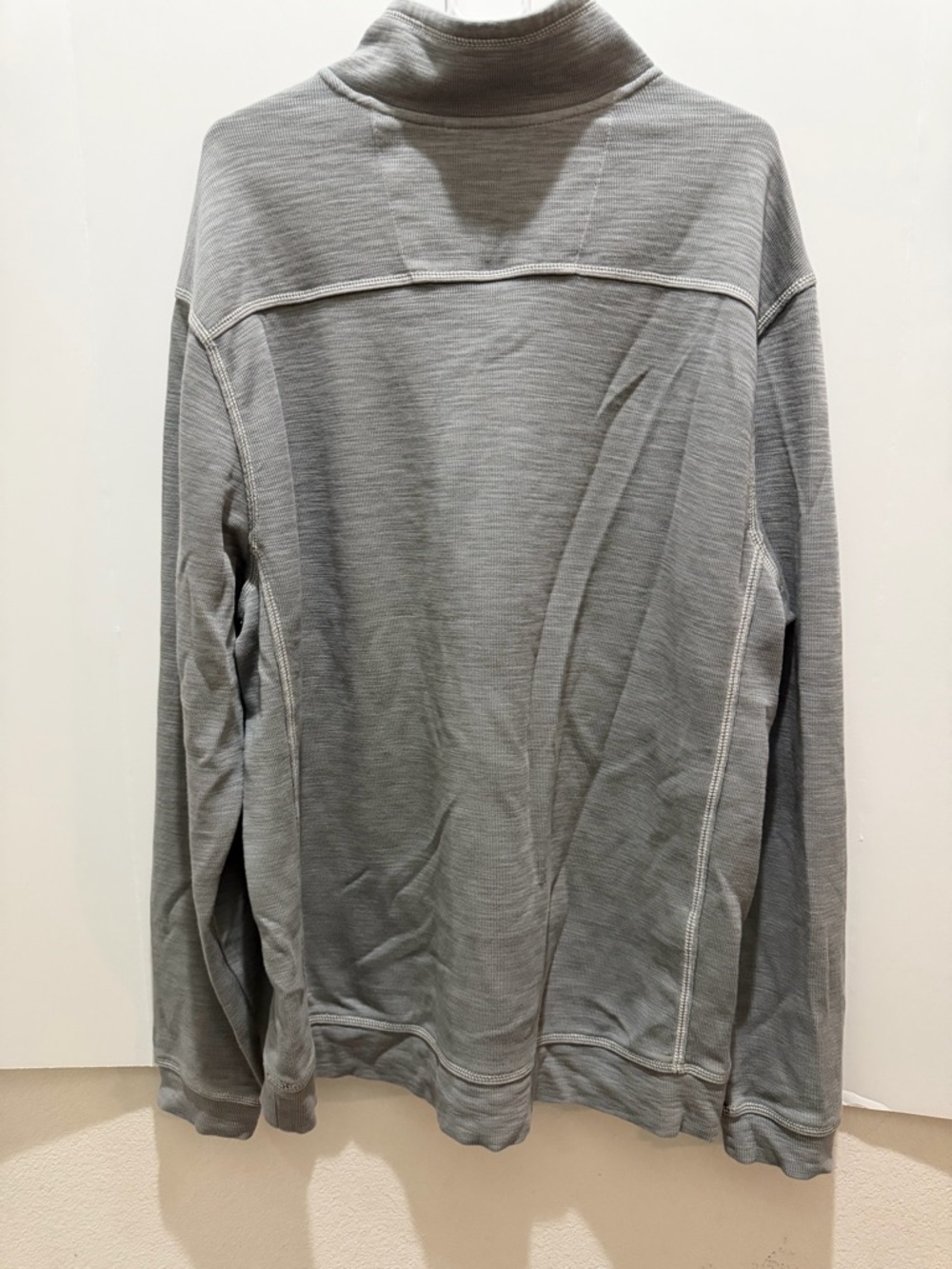 Tommy Bahamas Disney Mickey Mouse Colab Quarter Zip Sweatshirt Mens Size XL Gray - Picture 7 of 8